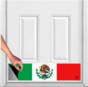 Door Kick Plate - Magnet - “Mexican Flag”- UV Printed - Multiple Sizes & Designs