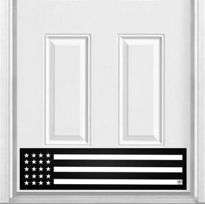 Door Kick Plate - Magnet - “Patriot” - UV Printed - Multiple Faux Metal Finishes & Sizes