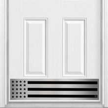 Load image into Gallery viewer, Door Kick Plate - Magnet - “Patriot” - UV Printed - Multiple Faux Metal Finishes &amp; Sizes
