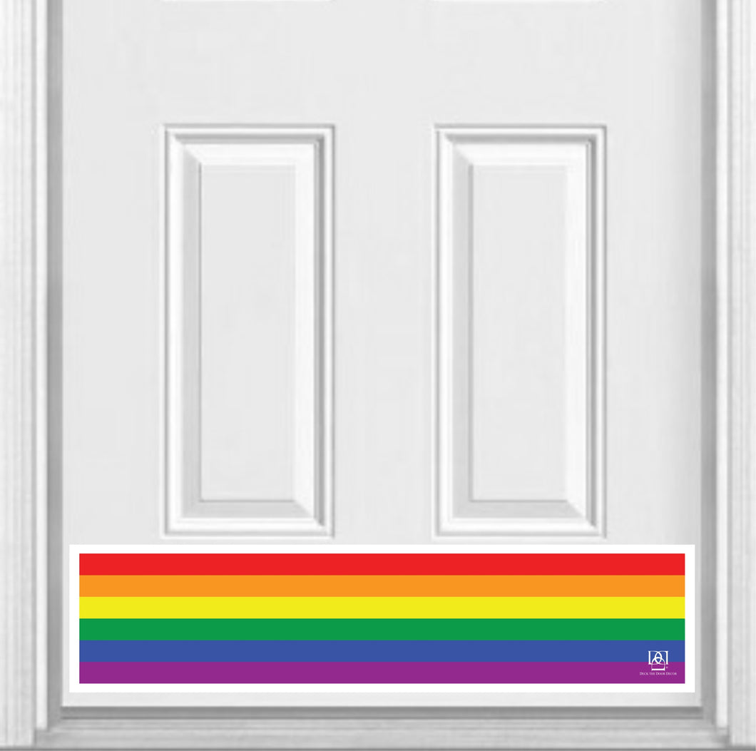 Door Kick Plate - Magnet - “Rainbow Print”- UV Printed - Multiple Sizes & Designs