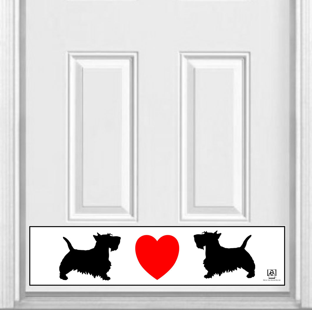 Door Kick Plate - Magnet - Customized “For the Love of Dogs (or Cats)” - UV Printed - Multiple Sizes