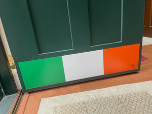 Irish Flag Magnetic Door Sign Kick Plate