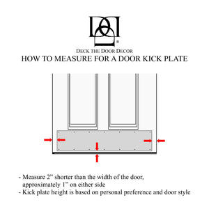Door Kick Plate - Magnet - “Moroccan Pattern”- UV Printed - Multiple Sizes & Designs